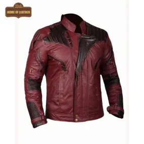 MMJ09 Avengers Endgame Infinity Star Lord Leather Jacket