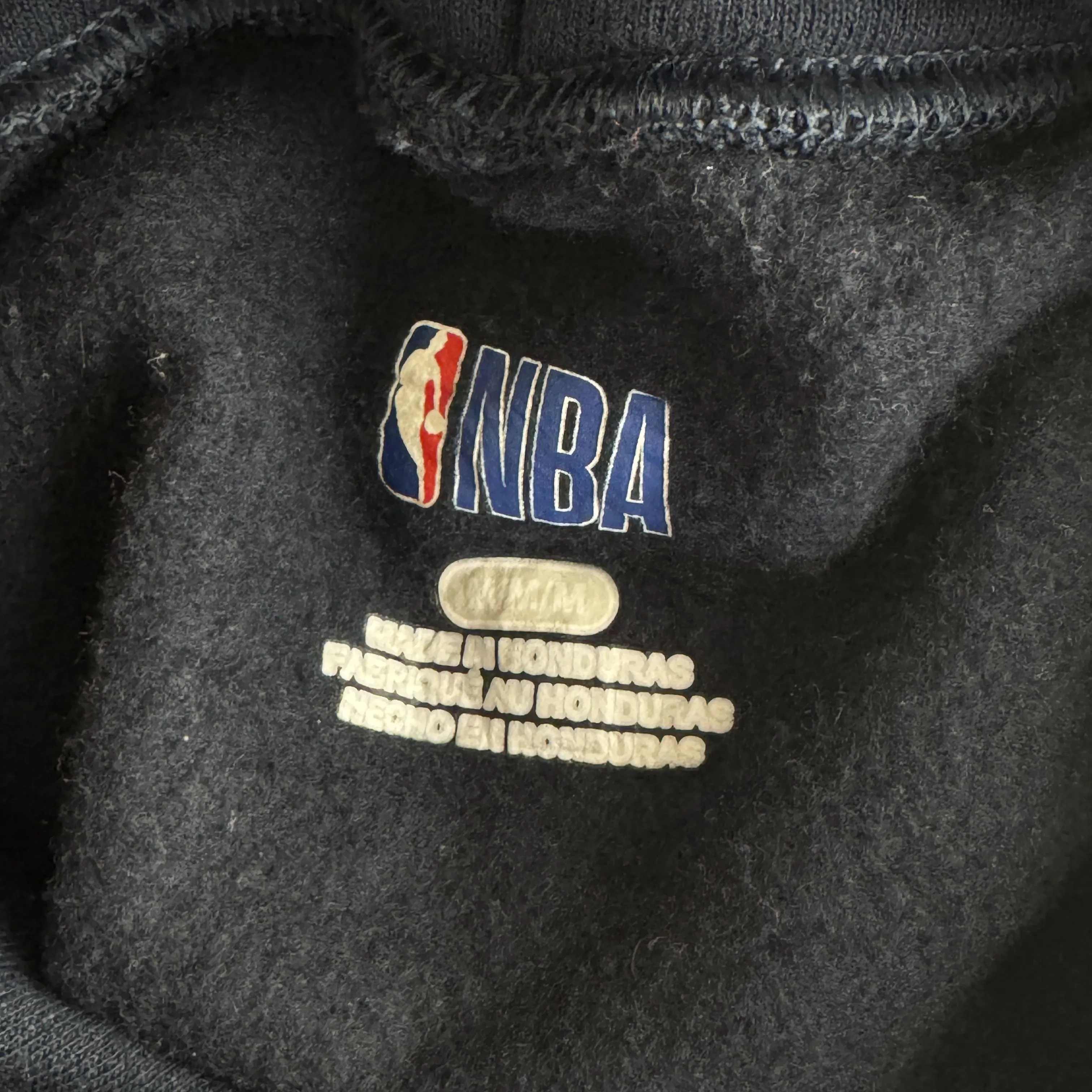 NBA | Women's Navy Blue Denver Nuggets Basketball Logo Pullover Hoodie Top | Size: M