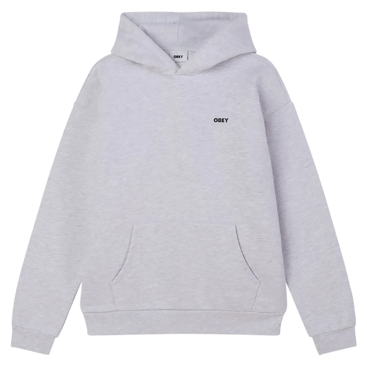 Obey Bold Icon Extra Heavy Hoodie - Ash Grey
