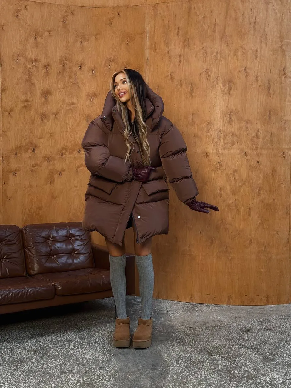 Oversize winter coat “Emera”