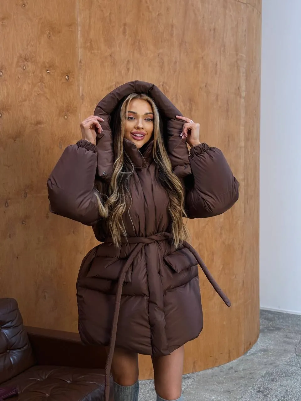 Oversize winter coat “Emera”