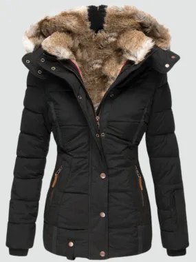 Penelope - Warm Winter Coat with Fur Lining