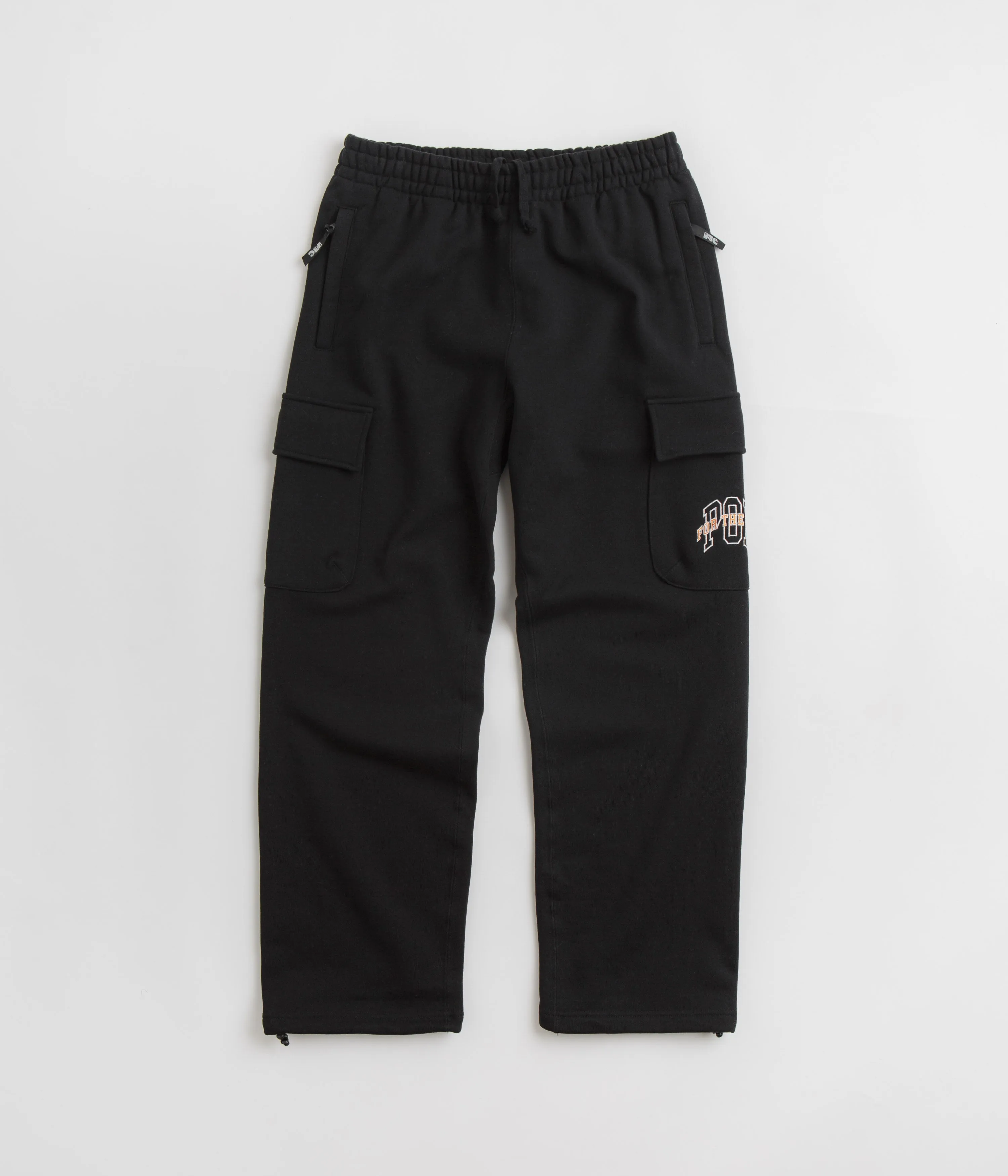 Pop Trading Company x FTC Cargo Sweatpants - Black