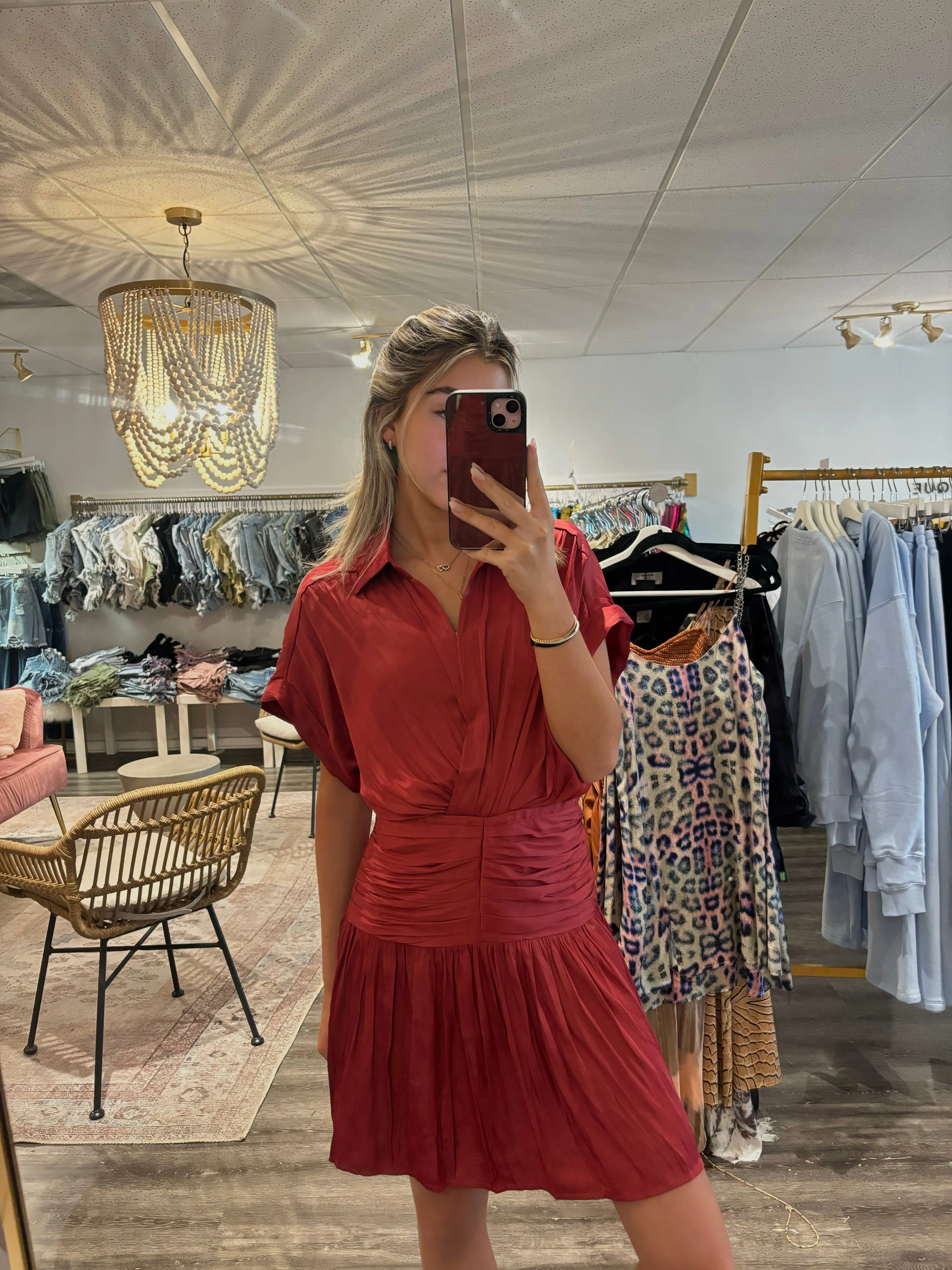Red Wrap Dress
