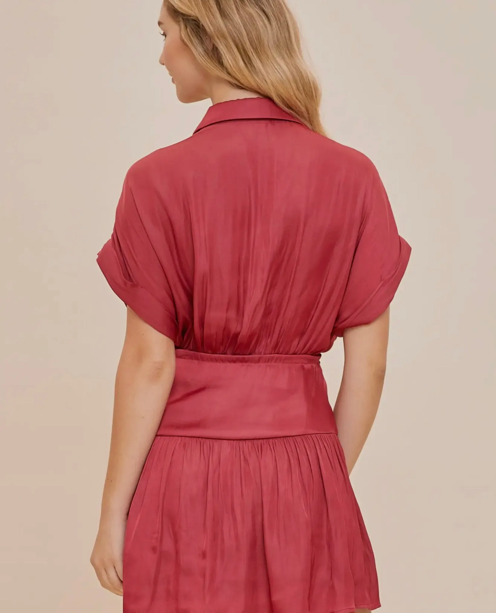 Red Wrap Dress