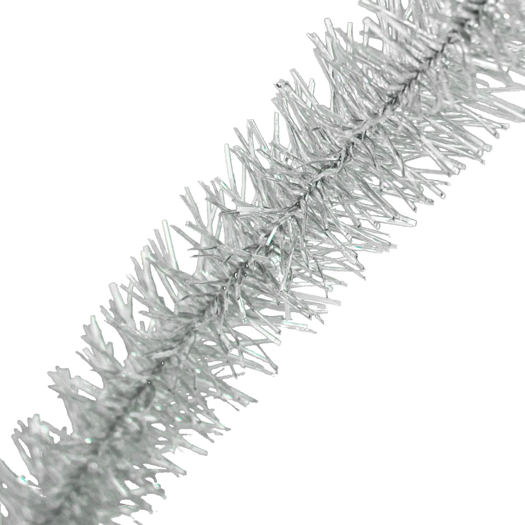 Silver Tinsel Garland