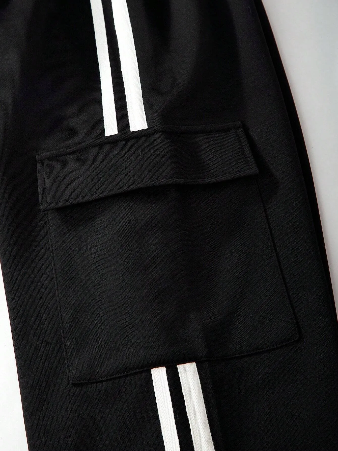 SXV Tween Girls Black Casual Versatile Trackpants With Side Pockets