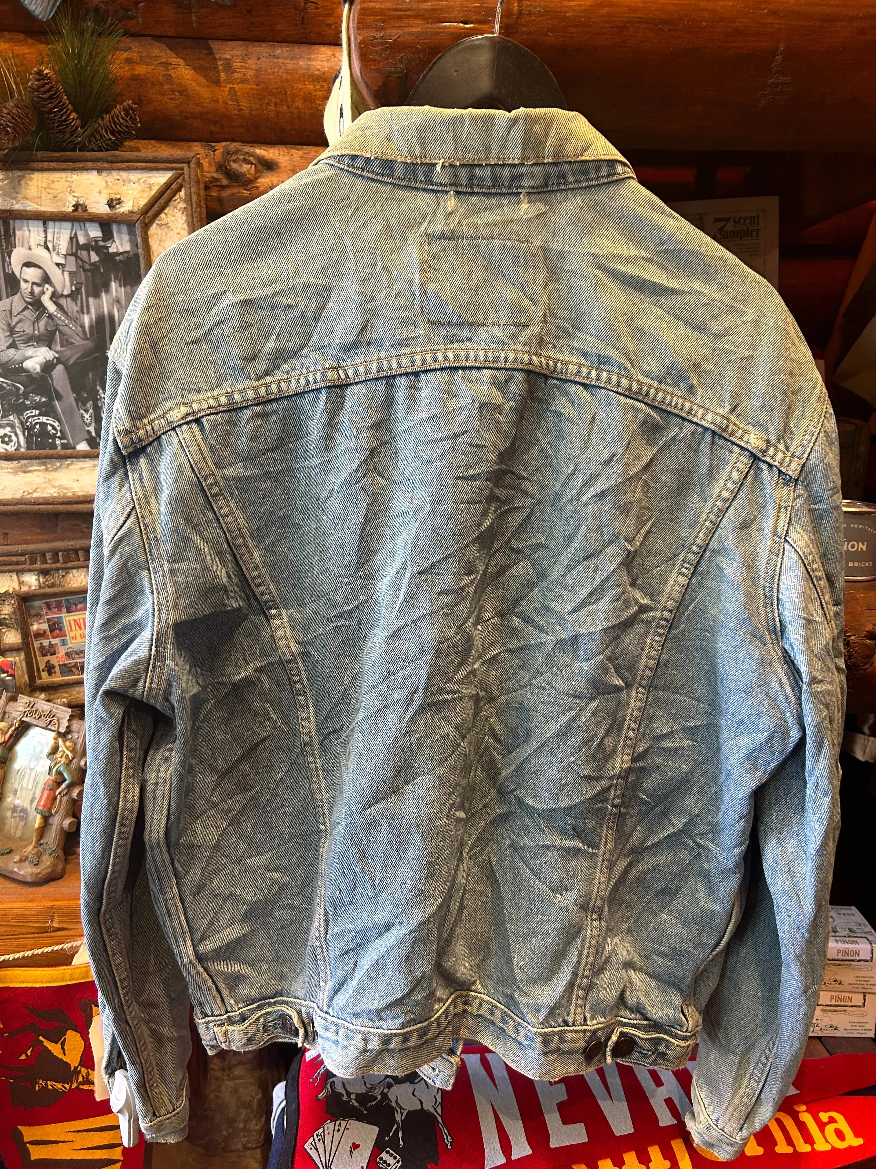 Vintage Levis Trucker Fade Out, Large