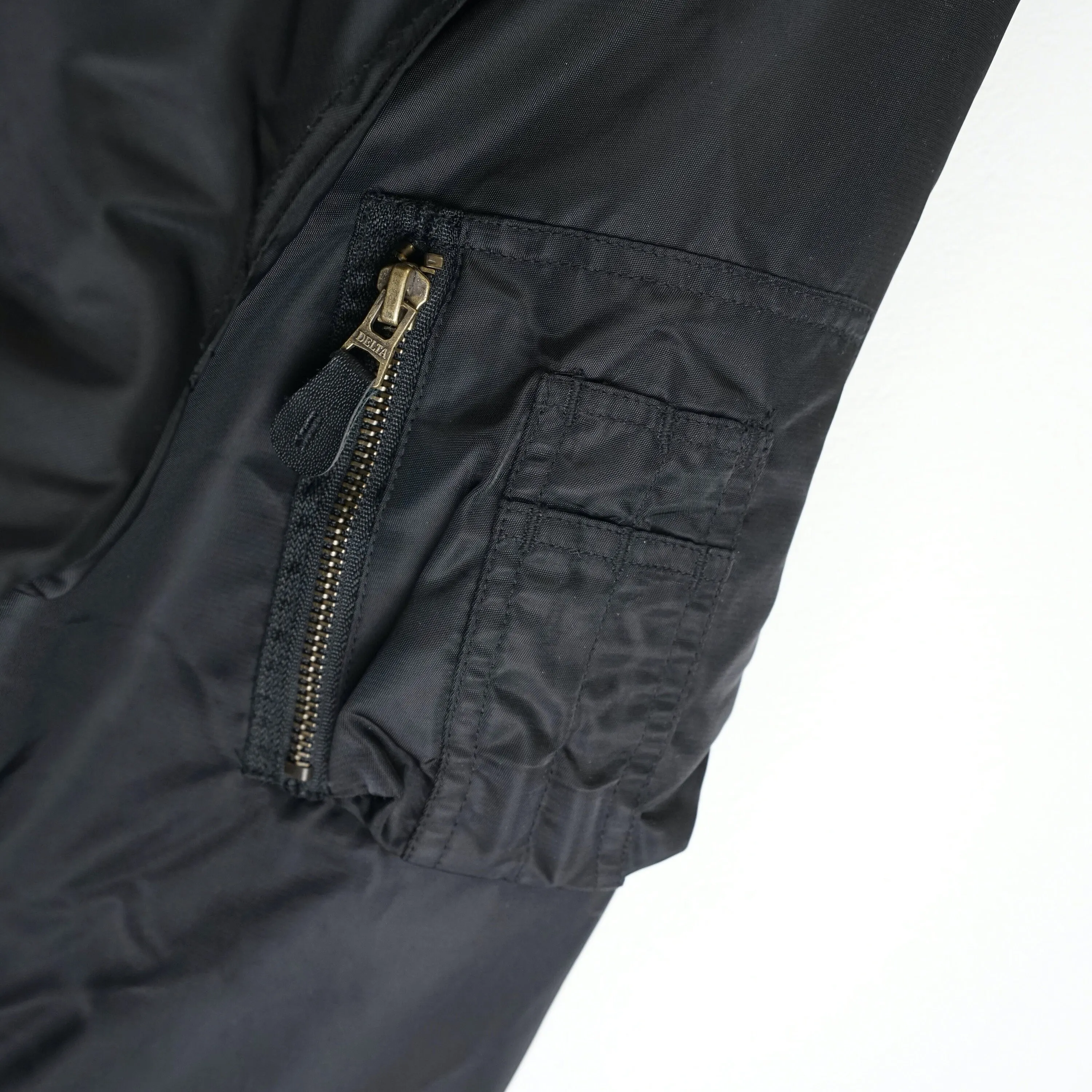 Vintage MA 1 Pilot Jacket Men Size XL Die Kleine Tierschau