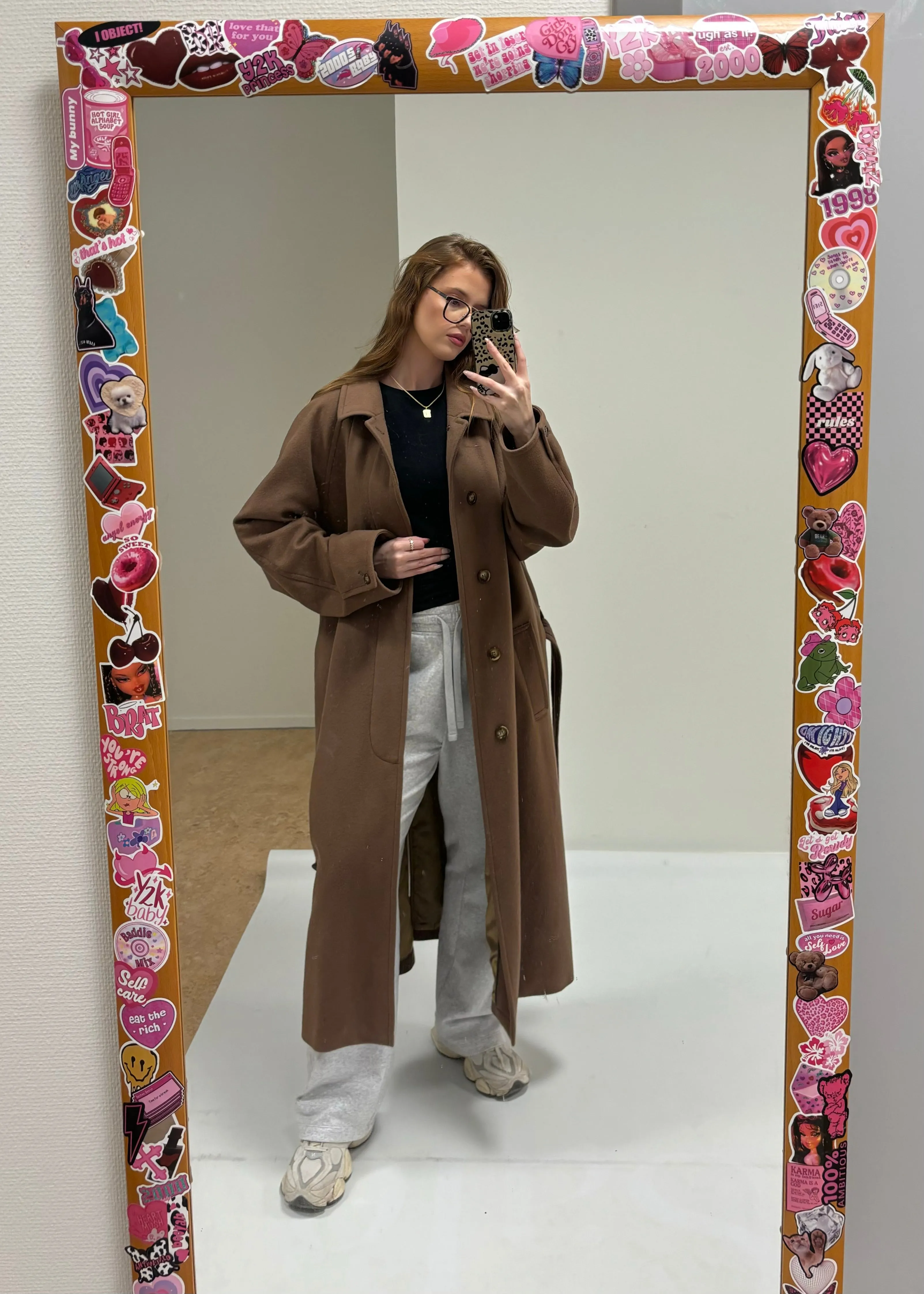 Vintage Wool Cashmere Coat L