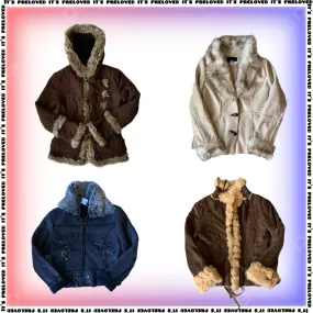 Winter Jackets in Earthy Cream and Brown Tones(SS-881)