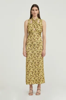 WISTERIA WRAP NECK TANK DRESS | WISTERIA