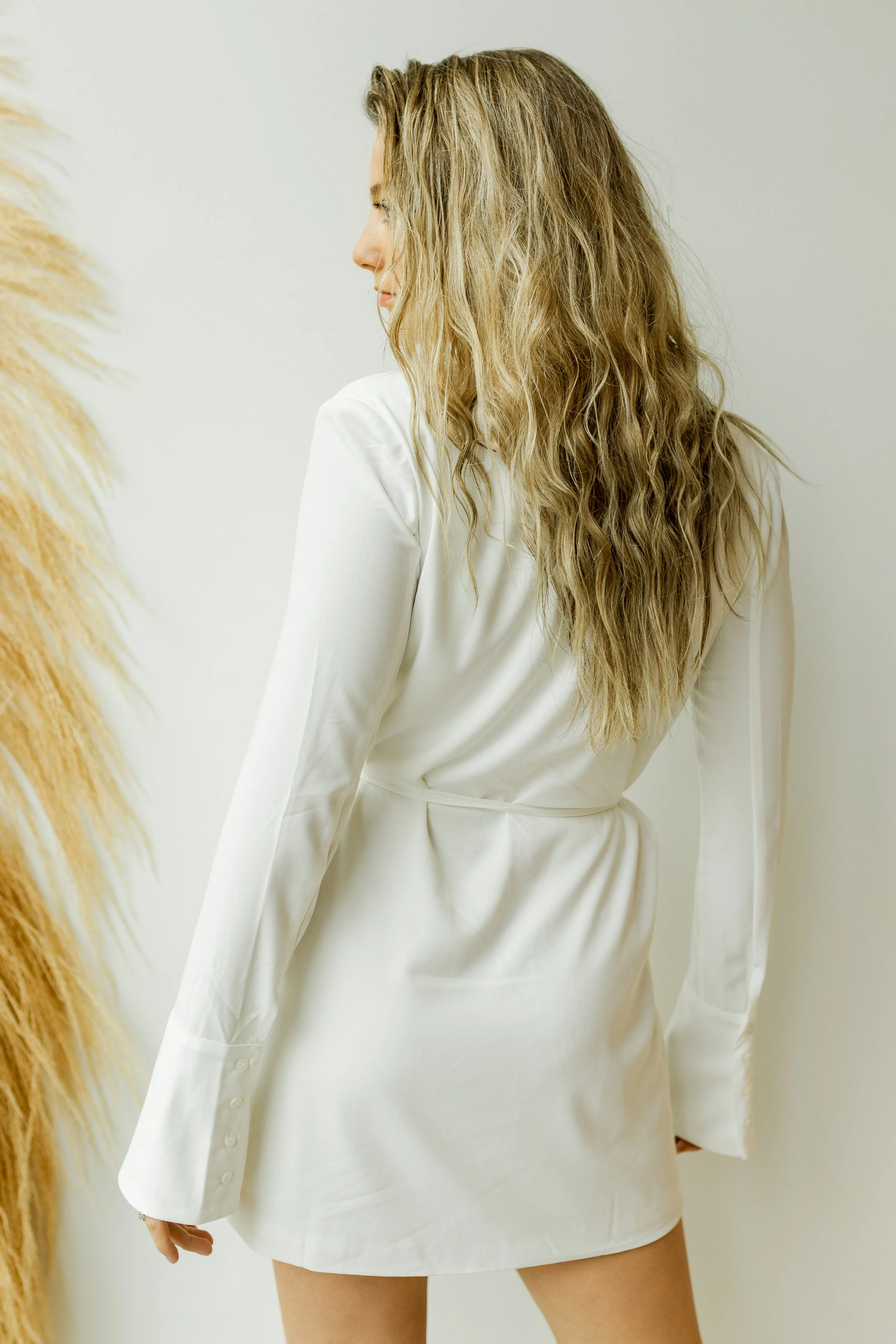 woven wrap dress