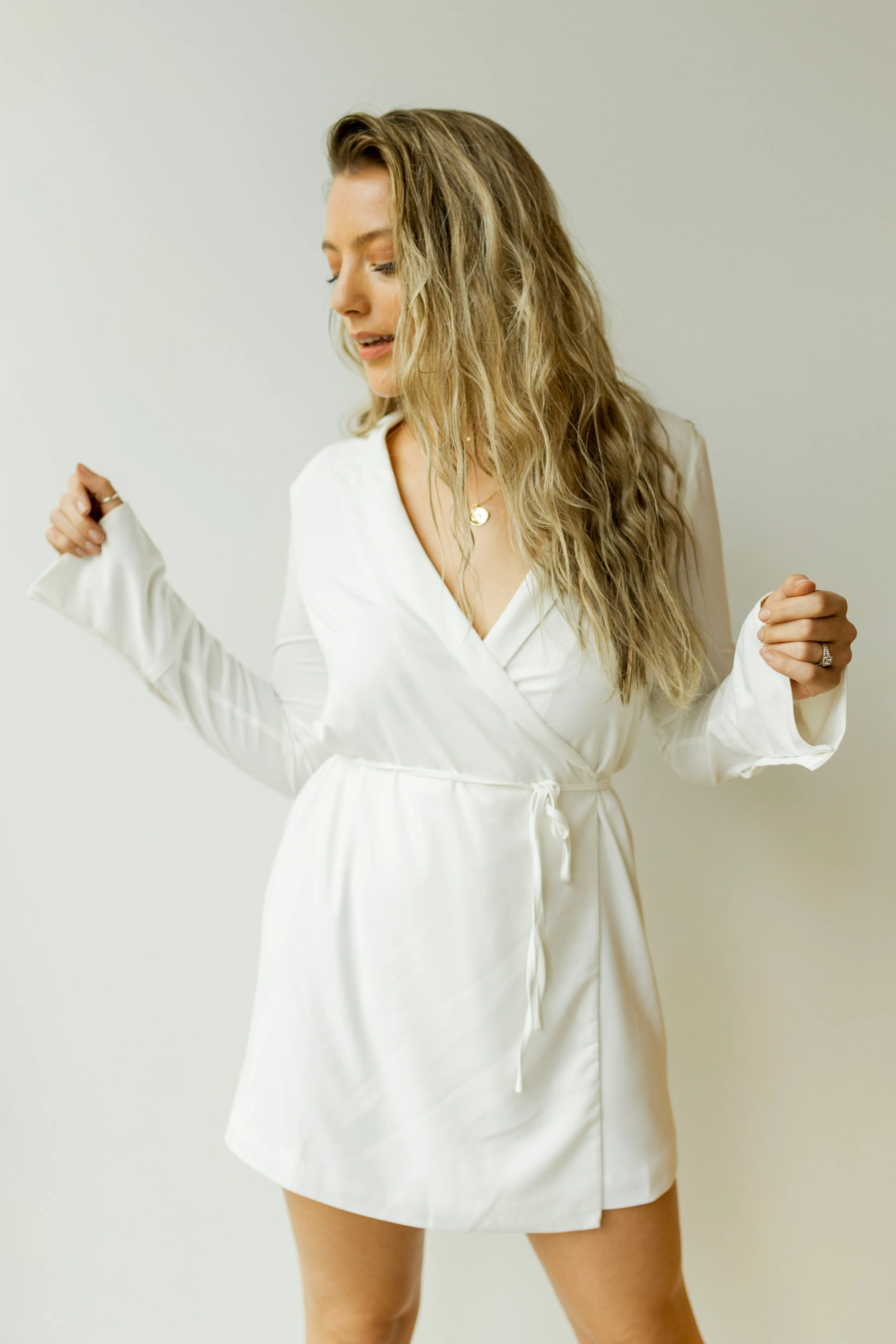 woven wrap dress
