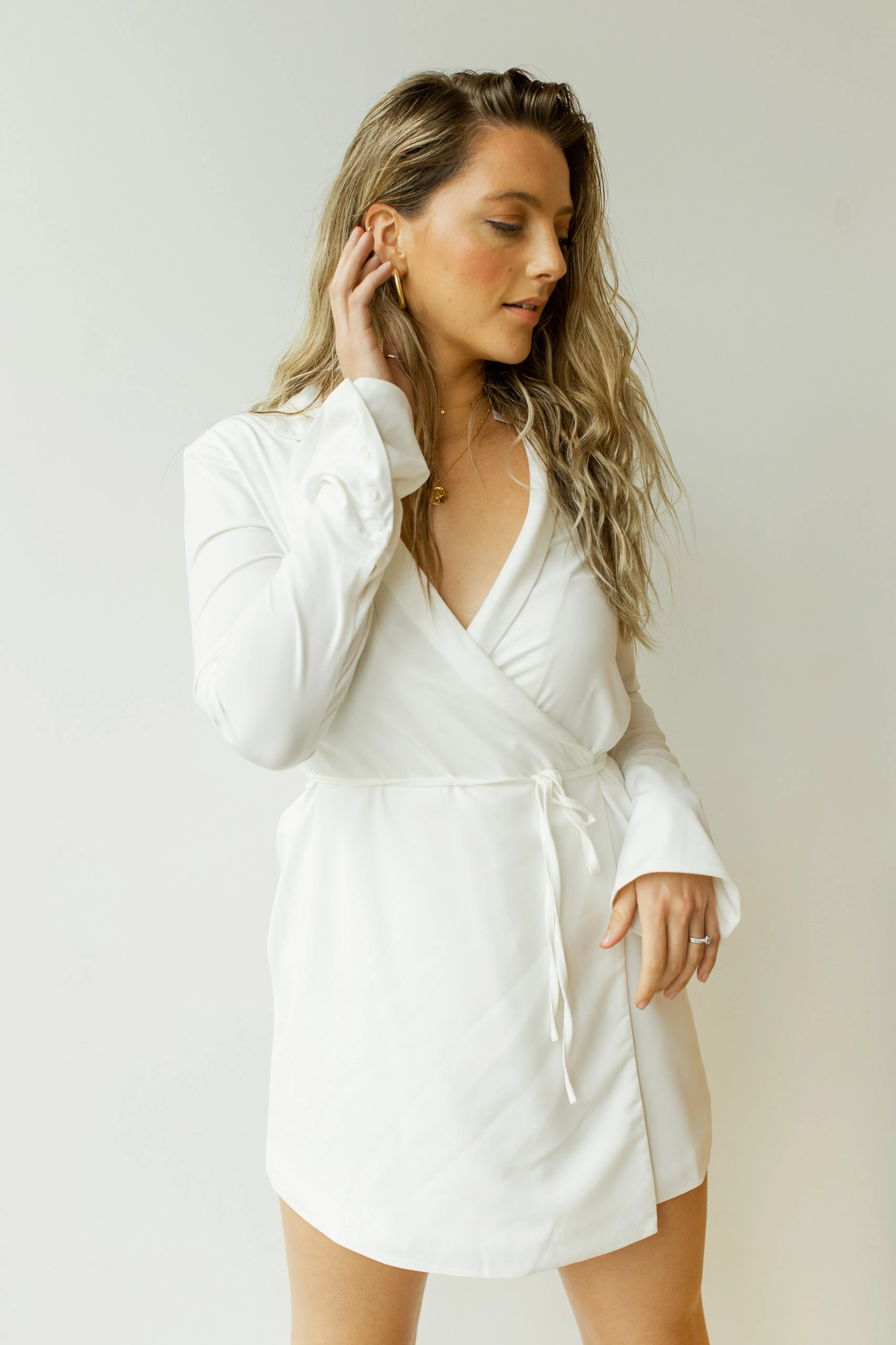 woven wrap dress