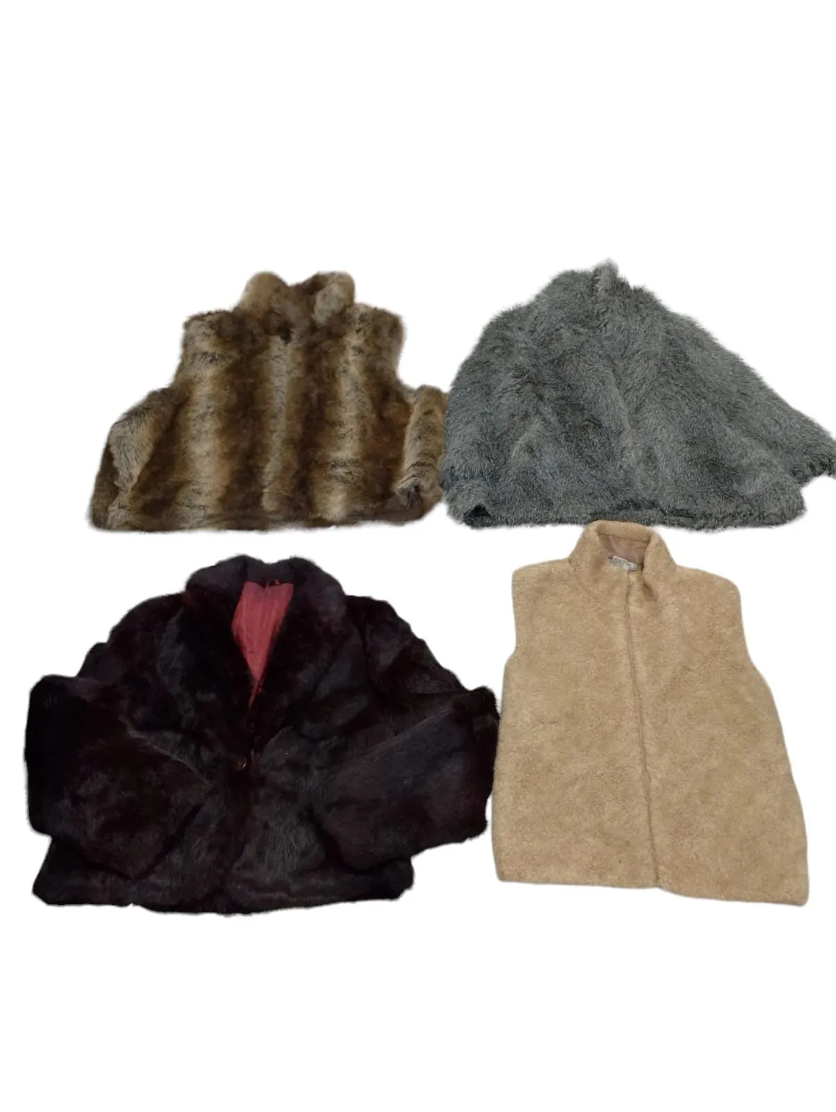 Y2k 2024 - Fur Vests - 15 pcs