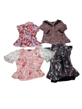 Y2k 2024 - Pink FairyCore Blouses Mix - 15 pcs